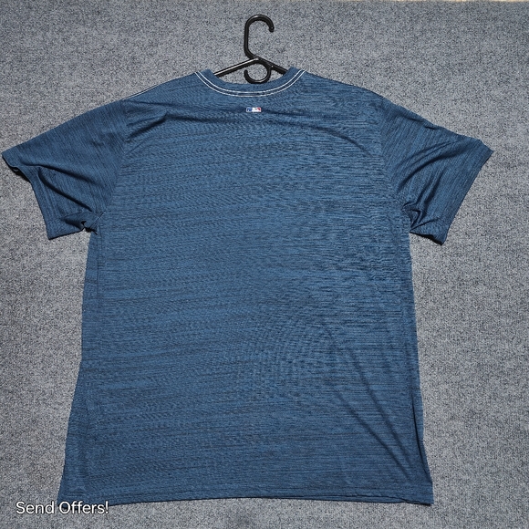 NIKE TEE SHIRT 2XL MENS CACTUS LEAGUE 2019 SHORT SLEEVE CREW NECK STRIPED - Picture 4 of 4